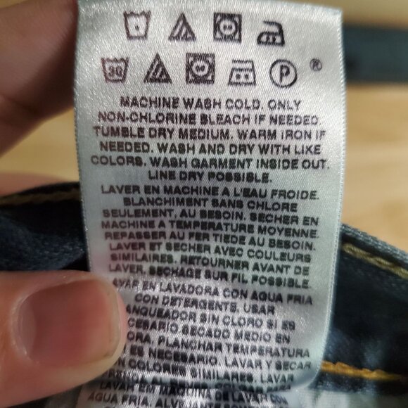 Levis Jeans Mens 40x32 Blue 559 Relaxed Straight Denim Classic - Picture 5 of 13